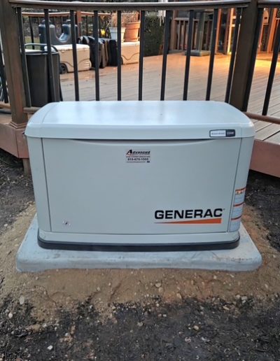 Generac generator installed in Crystal Lake, Illinois